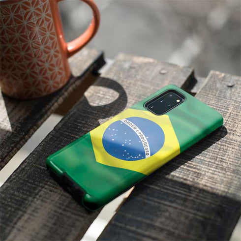 Brazil Flag Galaxy S20 Plus Pro Case